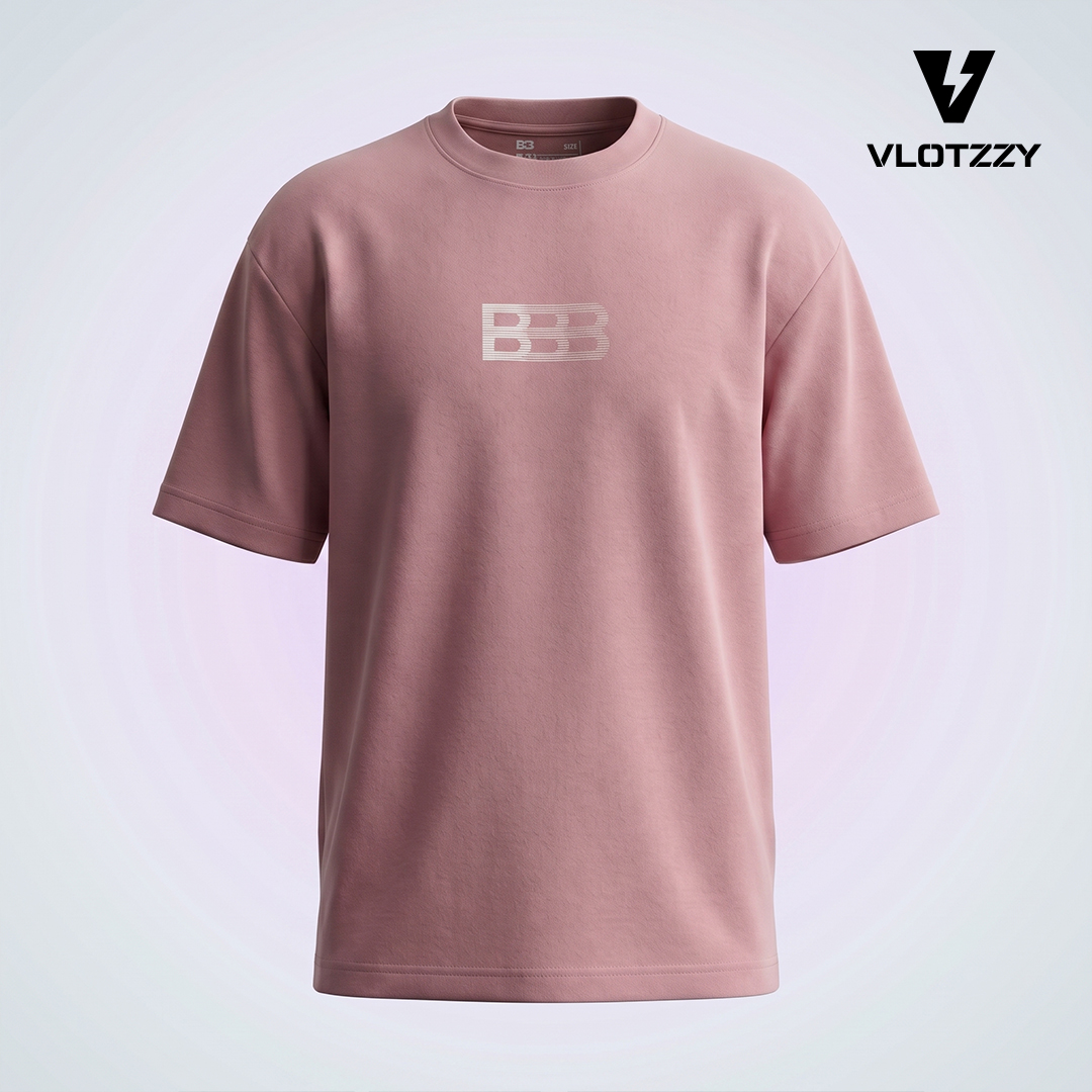 Blush Urban Drop Shoulder T-Shirt - Image 2
