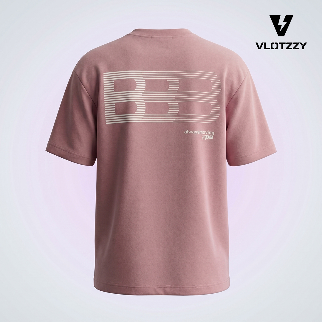 Blush Urban Drop Shoulder T-Shirt - Image 3