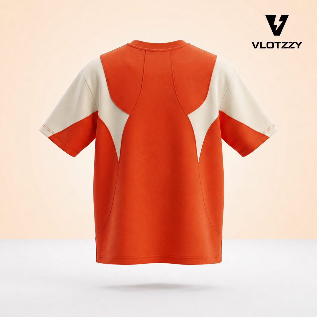 The Paris Curved Panel Drop-Shoulder T-Shirt - Image 3