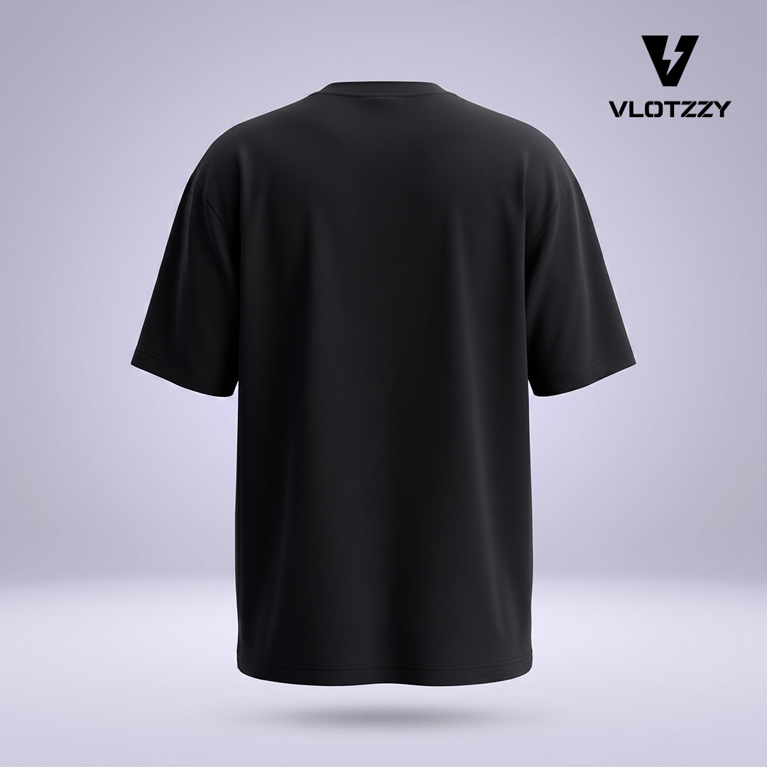 Shadow Script Drop-Shoulder T-Shirt - Image 3