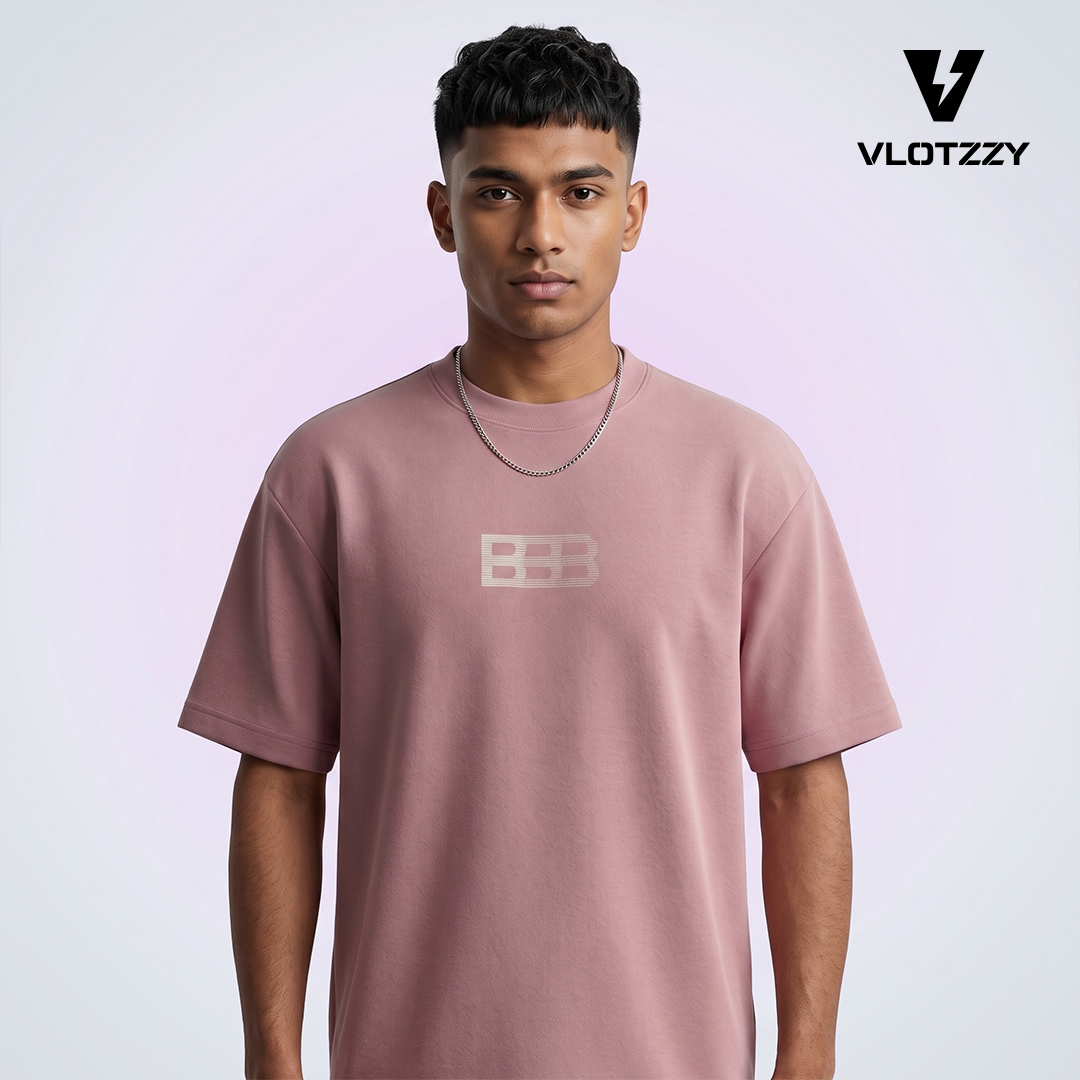 Blush Urban Drop Shoulder T-Shirt - Image 5