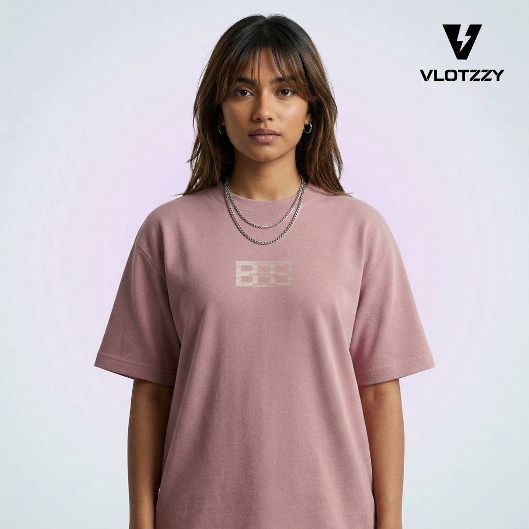Blush Urban Drop Shoulder T-Shirt - Image 6