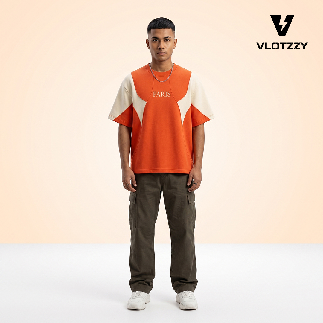 The Paris Curved Panel Drop-Shoulder T-Shirt - Image 6