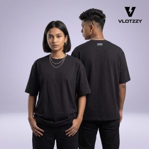Shadow Script Drop-Shoulder T-Shirt